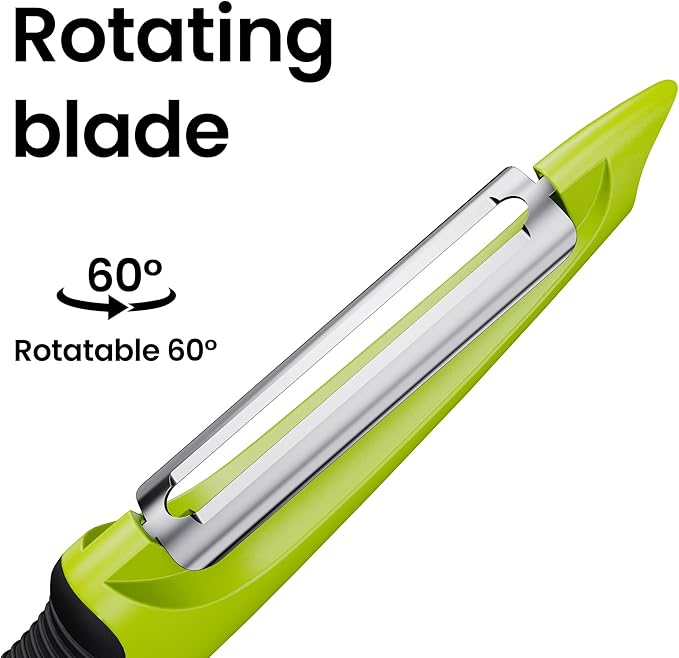 Swivel Vegetable Peeler with Non-Slip Handles