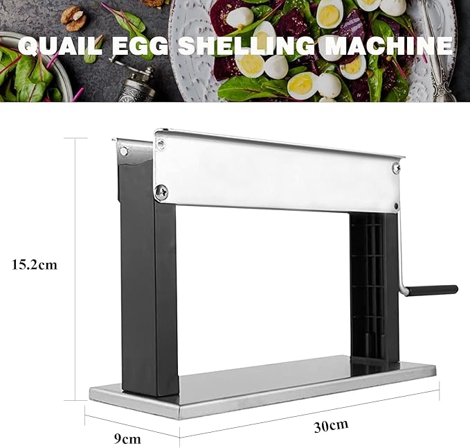 Manual Quail Egg Peeler Machine Quail Egg Sheller Household Quail Egg Peeling Machine for Boiled Quail Egg Egg Huller Portable Hand Roll Quail Egg Peeler Sheller
