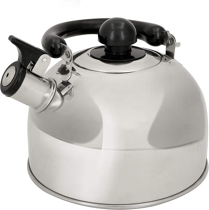 Kettle - 1,8 L - Stainless Steel - Induction and Gas - with Flute - Ã˜ 19 cm
