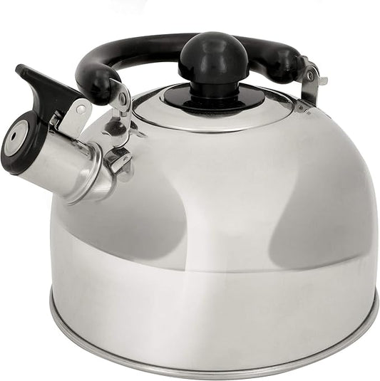 Kettle - 1,8 L - Stainless Steel - Induction and Gas - with Flute - Ã˜ 19 cm