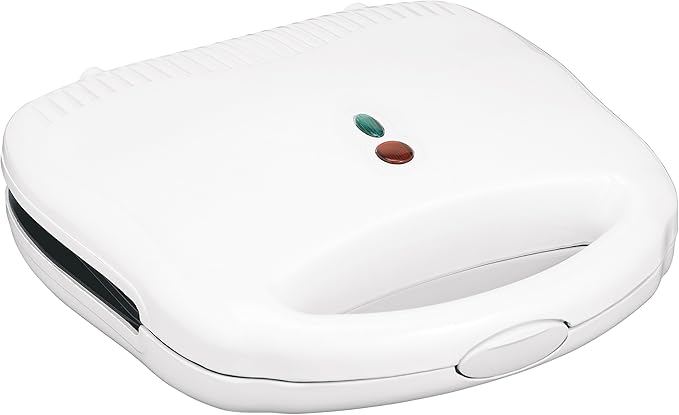 Proctor Silex Sandwich Toaster, Omelet And Turnover Maker, White (25408Y)