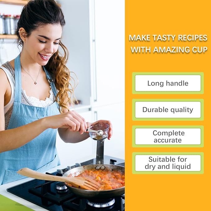 LEIFENY 1PCS 1/2 Tsp(1/6tbsp, 2.5ml) Single Measuring Spoon with Black Silicone Grip, Stainless Steel Individual Measure Scoop Only