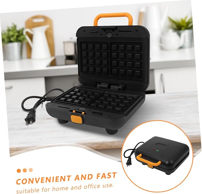1set Multi-functional Waffle Maker Compact Household Kitchen Sandwich Toaster Non-stick Plates for Easy Breakfast Suitable for Home and Dorm Use