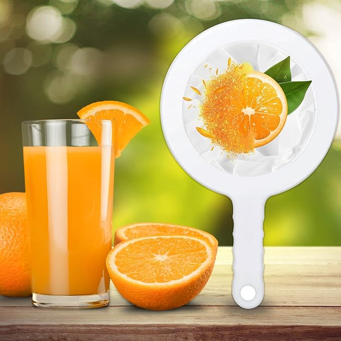 WXJ13 3 Pieces Ultra-Fine Nylon Mesh Strainer, Food Yogurt Mesh, Plastic Sieve Fine Mesh Colander with Handle for Filtering Juice Milk Soy Coffee Honey Wine Yogurt (100/200/400Mesh)