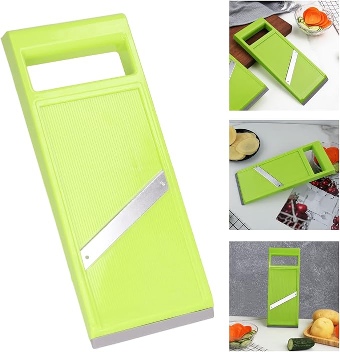 Vegetable Chip Maker, Portable Handheld Potato Slicer, Stainless Steel Food Chopper Mandoline Slicer Vegetable Carrots Chipper