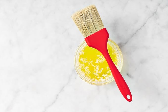 King Arthur Baking Company Professional Pastry Brush, Natural Boar Bristles, 2-Inch, For Butter, Egg Wash, Glaze And Baking Prep