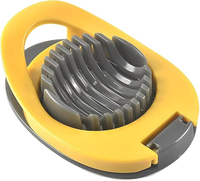 2pcs Egg Slicer for Boiled Eggs, Kiwifruit Strawberry Cutter with Stainless Steel Wire
