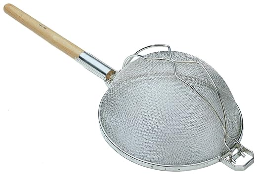 Update International 10-1/4" Fine Reinforced Double Mesh S/S Strainer