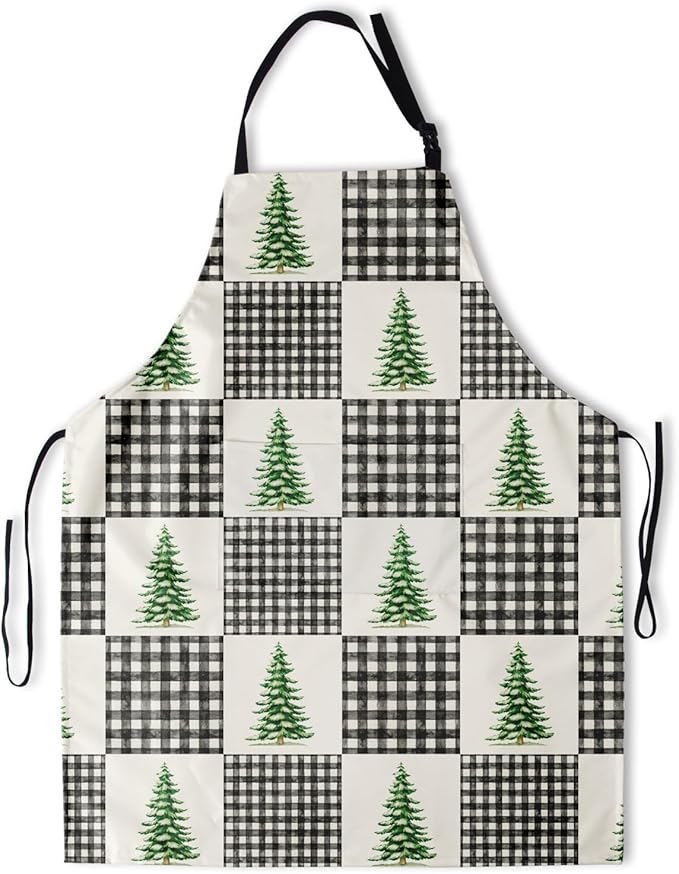 Apron with Pockets Aprons for Women Men Kitchen Chef Apron for Cooking Gardening Server Waitress Painting