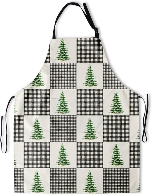 Apron with Pockets Aprons for Women Men Kitchen Chef Apron for Cooking Gardening Server Waitress Painting