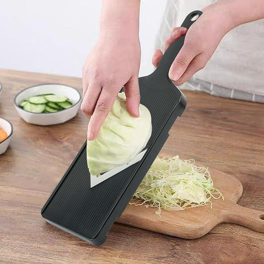 Mandoline Slicer for Kitchen, Multifunctional V-Blade Vegetable Mandoline Slicer with Hand Holder Handheld Potato Cucumber Cabbage Shredder Food Slicer- for Potatoes, Onion