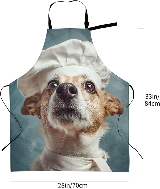 Apron with Pockets Aprons for Women Men Kitchen Chef Apron for Cooking Gardening Server Waitress Painting