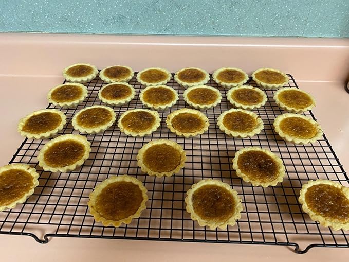 Xstronq Egg Tart Molds 12PCS Tart Pan 2.6inch, Mini Carbon Steel Non Stick Tart Pans, Tart Molds For Baking (2.6 inch)