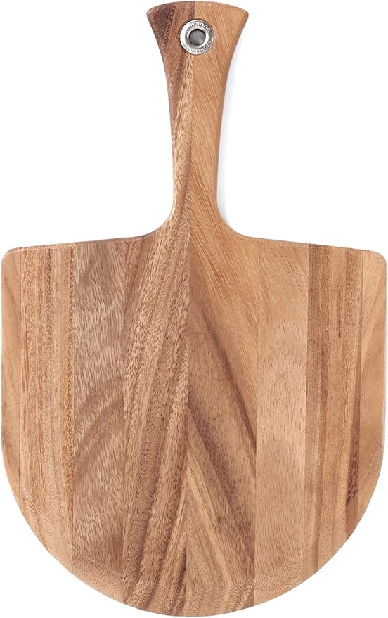 Ironwood Lucca Mini Pizza Peel, One Size, Acacia Wood