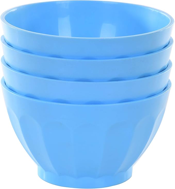 Mintra Home Unbreakable Bowls 4pk (Small - 250ml, Blue)