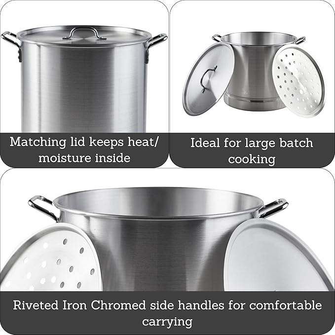 IMUSA 52qt Aluminum Steamer