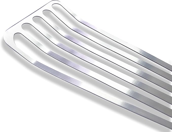 WALLFARM Fish Spatula - Pro-Grade Slotted Kitchen Turner - Stainless Steel - Long, Thin Metal Spatula for Flipping Delicate Foods, Fish, Eggs, Veggies - Perfect for Grilling, Frying, Griddle - 13.78"