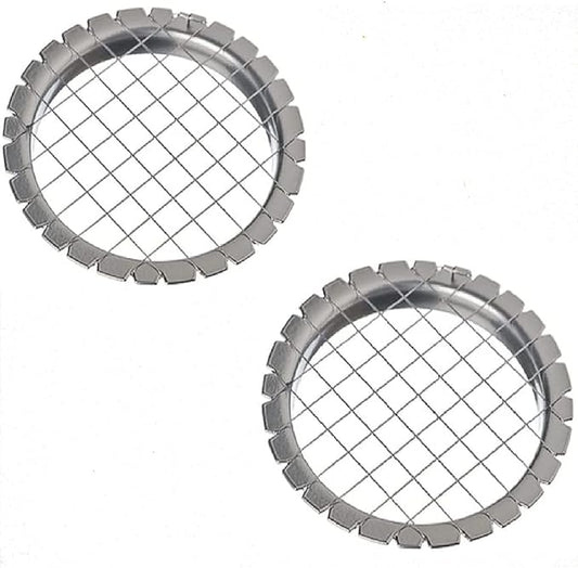 2 PCS Egg Chopper Hard Boiled Egg Slicers Fruit Salads Cutter Potato Cutter Egg Choper Hard Boiled Egg Slicers Fruit Cube - 2 PCS grid 0.3 inch