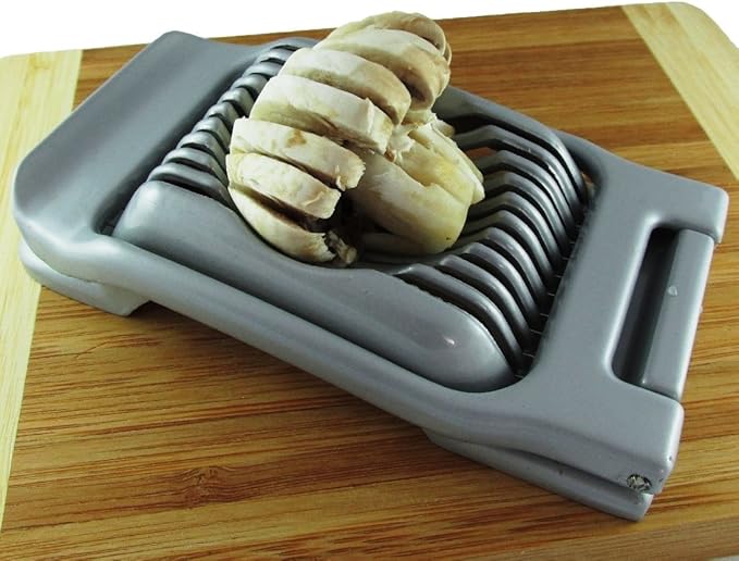 Diecast Aluminium Egg Slicer, Light Grey