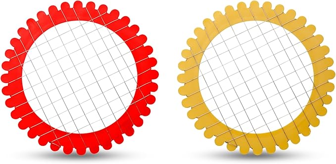 Egg Dicer for Hard Boiled Eggs 2 Pcs - Wire Potato, Carrot & Egg Salad Chopper Grid - Plastic Vegetables Hard Boiled Egg Cutter/Slicer