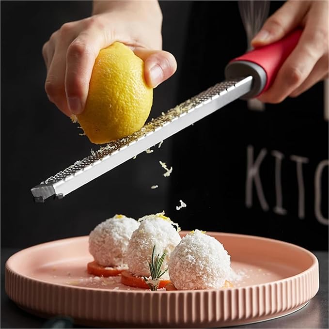 2Pcs Cheese Lemon Zester Kitchen Grater Slicer Chocolate Ginger Spice Citrus Home Cooking Utensils