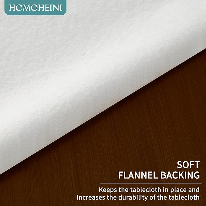 Rectangle Table Cloth,100% Waterproof Tablecloth OilProof SpillProof Vinyl Table Cloth, Wipe Clean Plastic Table Cover for Dining, Camping, Indoor and Outdoor 54" x 120",Mum Bloom