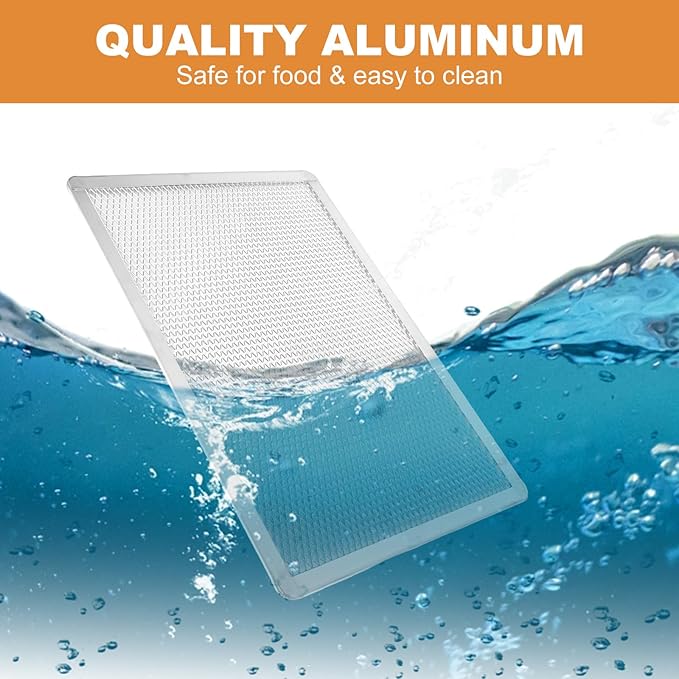 AKOLAFE 2PCS Pizza Screen 11 x 16 Inch Pizza Pan for Oven Large Pizza Pan with Holes Aluminum Pizza Plates Set Perforated Pizza Baking Sheet Metal Pizza Platter Rectangular Mesh Pizza Tray for Serving