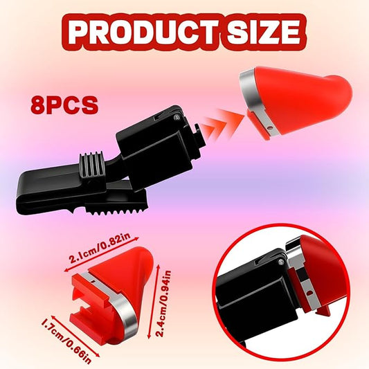8PCS Universal Replacement Blades for Electric Potato Peeler, Stainless Steel Professional Peeler Head Accessories, Compatible with Rotato Express & Most Automatic Veggie Fruit Slicers