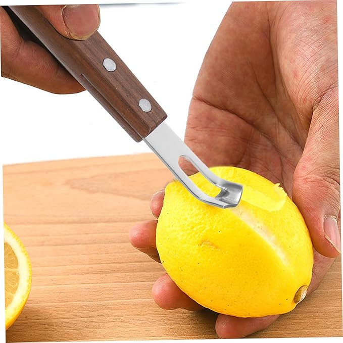 Mikinona 2pcs Stainless Steel Cheese Grater Lemon Zester Handheld Fruit Vegetable Grater for Home and Kitchen Use for Cheese and Citrus Fruits