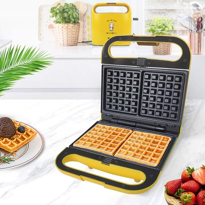 3 Interchangeable Baking Plates for Making Doughnut or Waffle Maker-Eggette and Much More