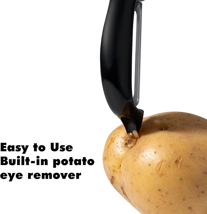 Rainspire Vegetable Peeler Potato Peelers for Kitchen, Sharp Stainless Steel Blades Veggie, Comfortable Handle Fruit Peeler, Carrot Peeler Apple Peeler Dishwasher Safe