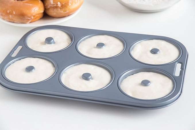 Fox Run Non-Stick Donut Pan, 6 Standard Donut Capacity