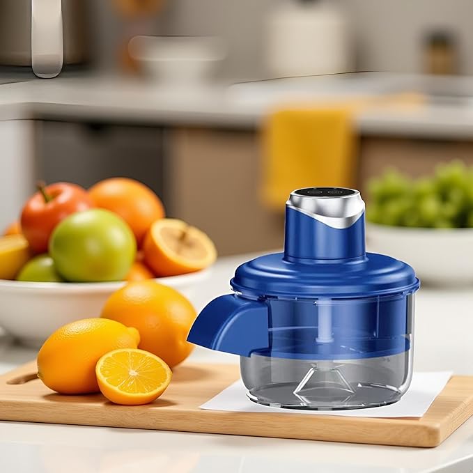 Grape Peeling Machine, Electric Automatic Garlic Peeler Machine, Rechargeable Home Kitchen Aid Peeler, Small Commercial Fruit Skin Remover Tool For Cherrys, Tomatoes (Blue)