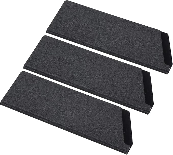 PATIKIL ABS Knife Cover Sleeves for 6" Kitchen Knife, 3 Pack Knives Edge Guard Blade Protector Universal Knife Sheath for Home Kitchen, Black