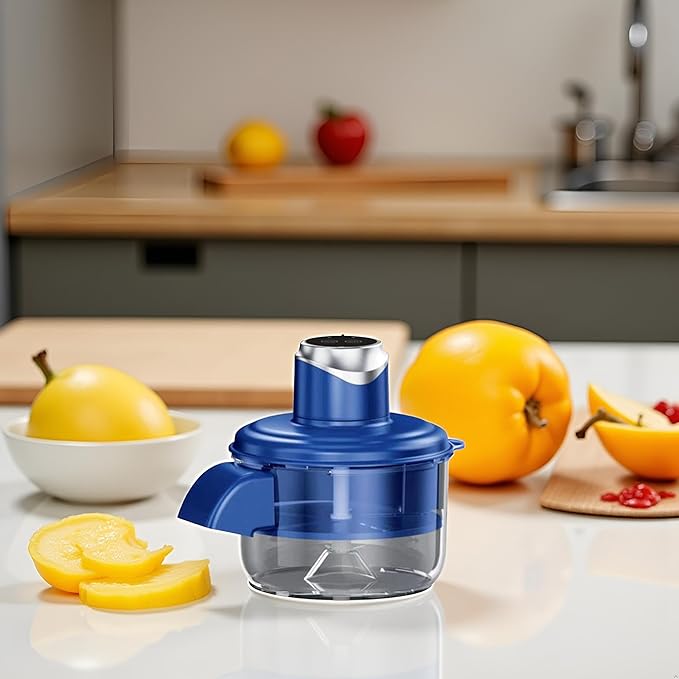 Grape Peeling Machine, Electric Automatic Garlic Peeler Machine, Rechargeable Home Kitchen Aid Peeler, Small Commercial Fruit Skin Remover Tool For Cherrys, Tomatoes (Blue)