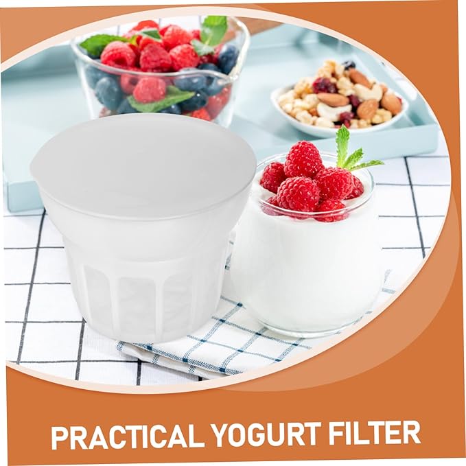 Washable Yogurt Strainer with Whey Separator Kitchen Tool for Filtering Yogurt and Cheese Versatile Food Strainer