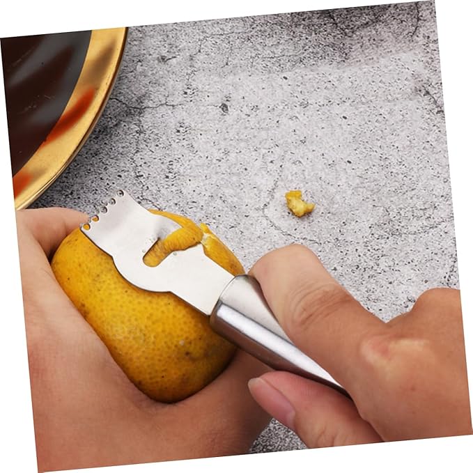 3 Pcs Stainless Steel Kitchen Grater Manual Lemon Pineapple Coconut Zester Food Grating Tools for Easy Use Cleaning Double Sided Design