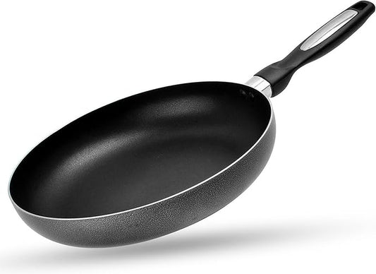 Alpine Cuisine Fry Pan 12-Inch Nonstick Coating Gray, Frying Pans Nonstick for Stove with Stay Cool & Comfortable Handle, Durable Nonstick Cookware, Ideal for Family