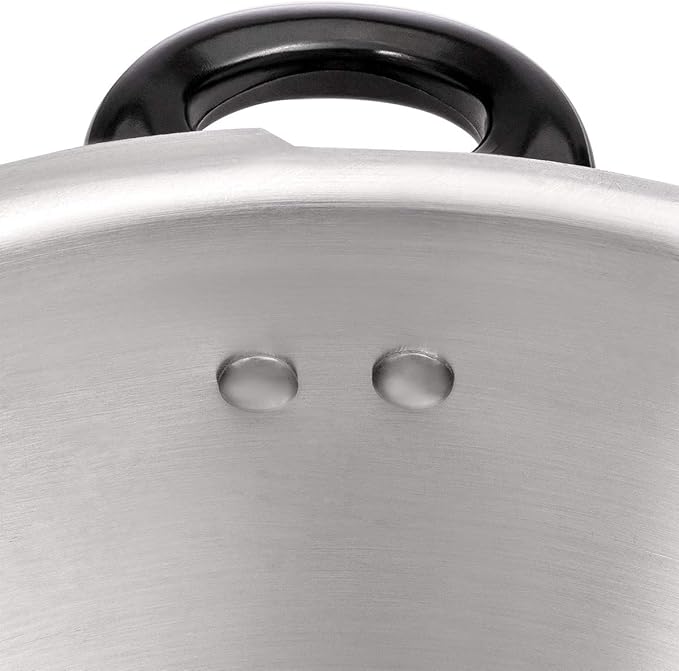 Barton Pressure Canner Release Valve Aluminum Canning Pot Cooker Pot Stove Top Instant Fast Cooking Pot Stewing Locking System (6 Quart)