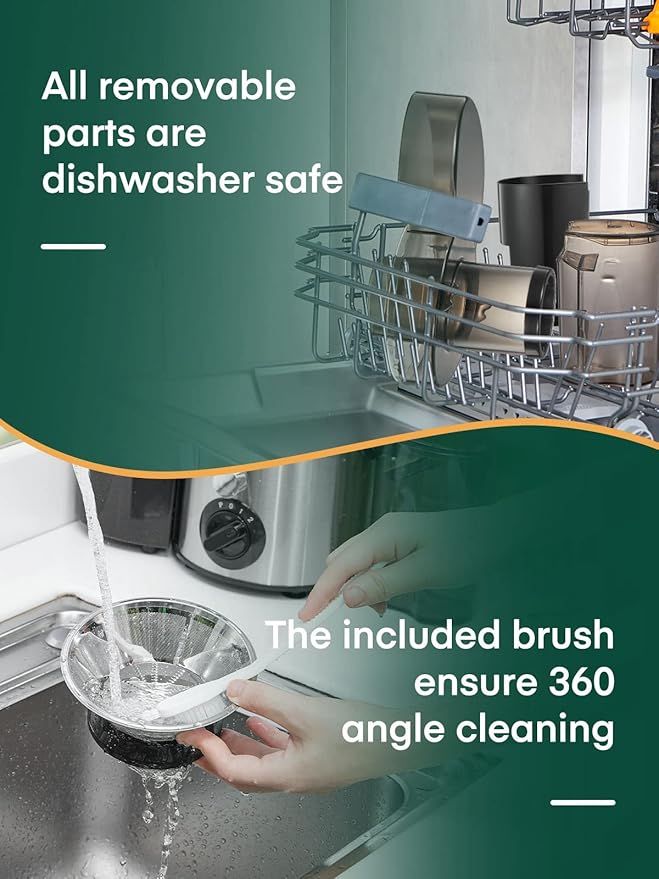 Juicer Machine, HOUSNAT Centrifugal Juicer,Extractor Max Power 800W Juice, 65MM Chute for Whole Fruit and Vegetables, Juice Extractor with 3 Speeds Quick Juicing, Easy to Clean, BPA Free,Silver