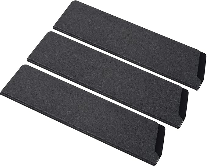 PATIKIL ABS Knife Cover Sleeves for 8" Chef Knife, 3 Pack Knives Edge Guard Blade Protector Universal Knife Sheath for Home Kitchen, Black