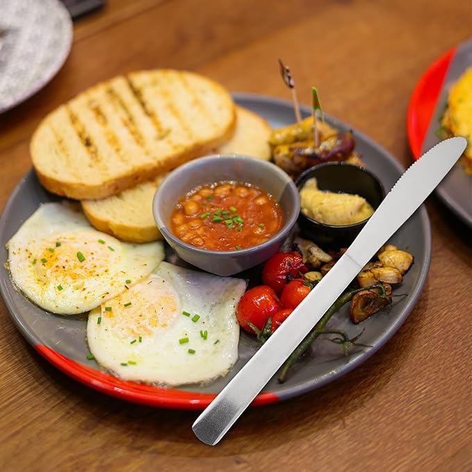 36 PCS Dinner Knifes Set - Windsor Stainless Steel Table Knives 8.7 Inch with Dishwasher Safe Butter Knives,Metal Butter Knofe,Dinner Knife Silverware for Home,Kitchen or Restaurant
