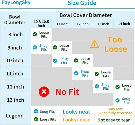 FayLongSky 100 Bowl Covers Bread Proofing Plastic Wrap for Food Shower Caps for Sourdough Bread Baking Rising Elastic Reusable Banneton covers Outdoor Fresh Keeping Bags BPA Free Food Grade