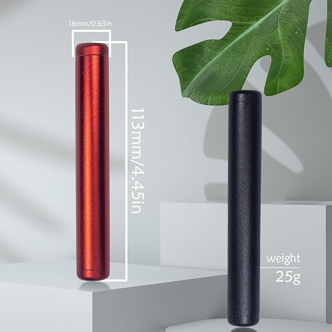 Aluminum Storage Tube Container Lightweight Airtight Metal Waterproof Storage Containers for Traveling-3Pack (color2)