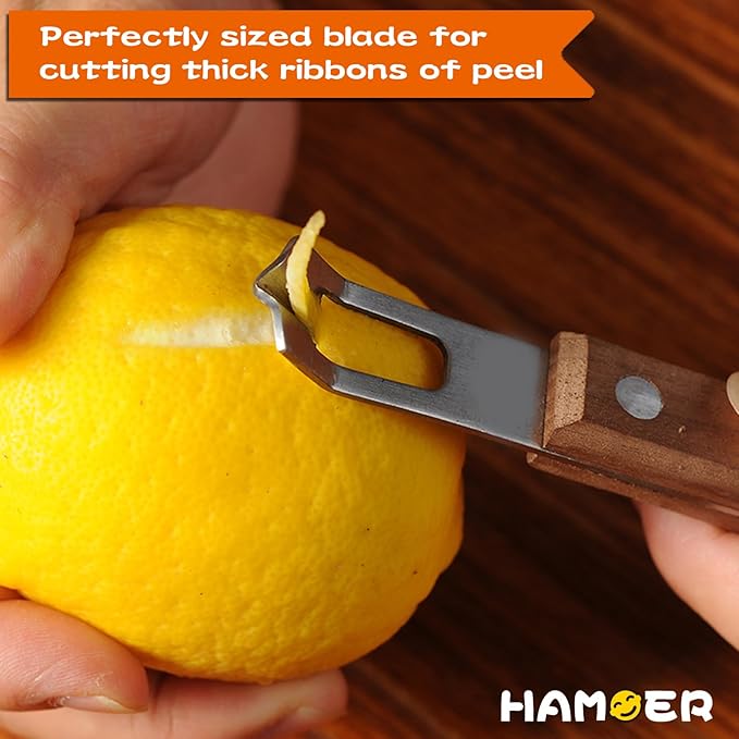 Bundle of channel knife and zester grater tool set