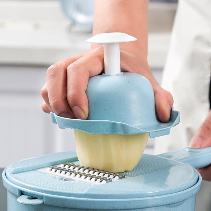 Kitchen Multi-Function Shredded Potato Shredder Household Wiping Scraper shredding shredding Flower Cut Potato Slices Slicer