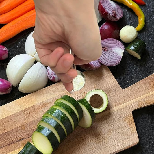 2Pcs 2 in 1 Pepper Seed Corer Remover，Apple Core Seed Remover Vegetable Corer Bell Pepper Corer Tool for Kitchen Gadget