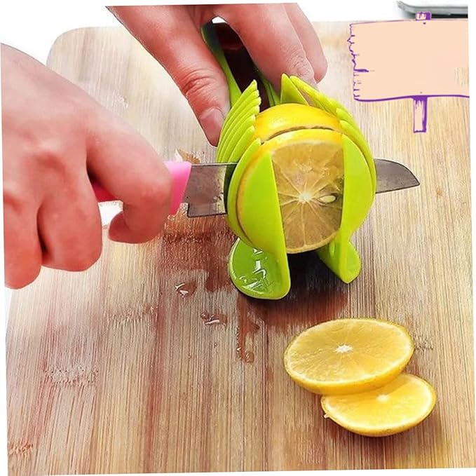 Multipurpose Handheld Slicer Clamp Vegetable Slicer Cutter Manual Slice for Fruits Veggies Random