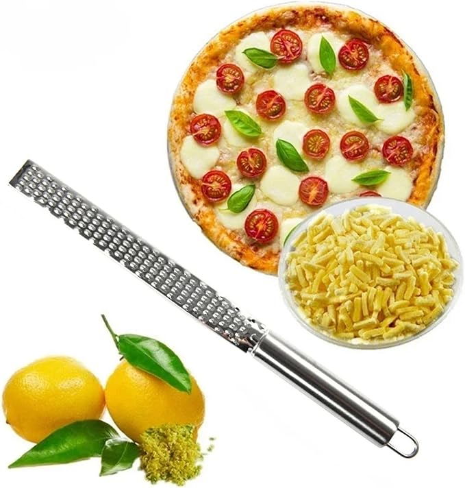 Stainless Lemon Cheese Zester Grater Peeler Slicer Fruit Vegetable