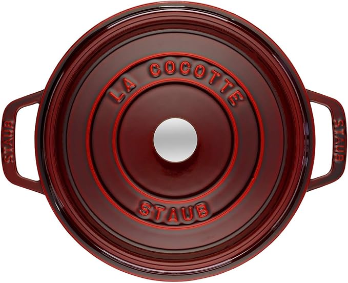 STAUB 40509-357-0 Cocotte Round 24cm Grenadine red
